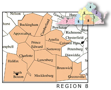 map of Virginia